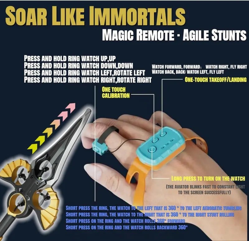 🎉New Year's Sale 50% OFF✨Sword-riding stunt  aircraft-Fly a fighter jet🛩️