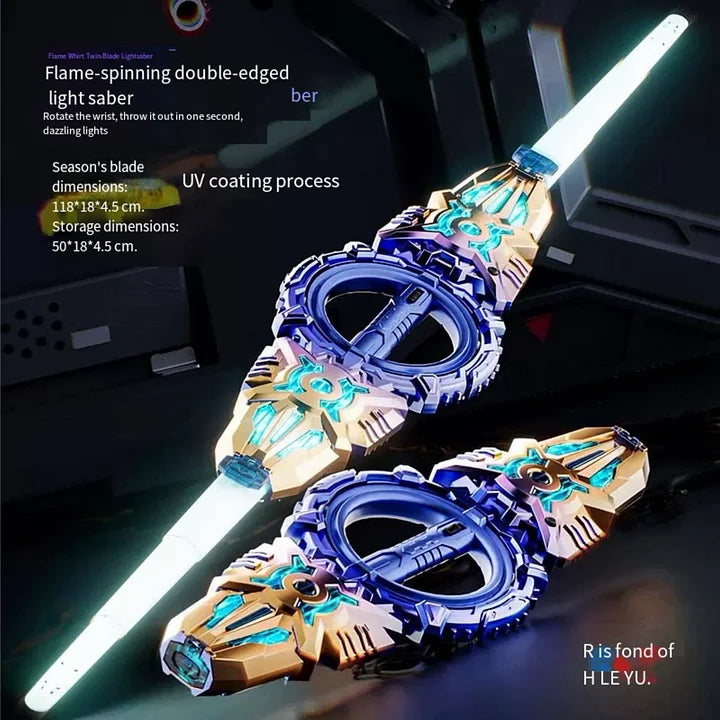 🎉New Year's Sale 50% OFF✨Cyberpunk Rotate Dual-Blade Sword Toy⚔️