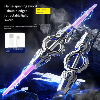 🎉New Year's Sale 50% OFF✨Cyberpunk Rotate Dual-Blade Sword Toy⚔️