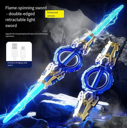 🎉New Year's Sale 50% OFF✨Cyberpunk Rotate Dual-Blade Sword Toy⚔️