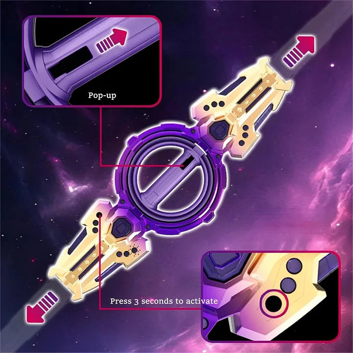 🎉New Year's Sale 50% OFF✨Cyberpunk Rotate Dual-Blade Sword Toy⚔️