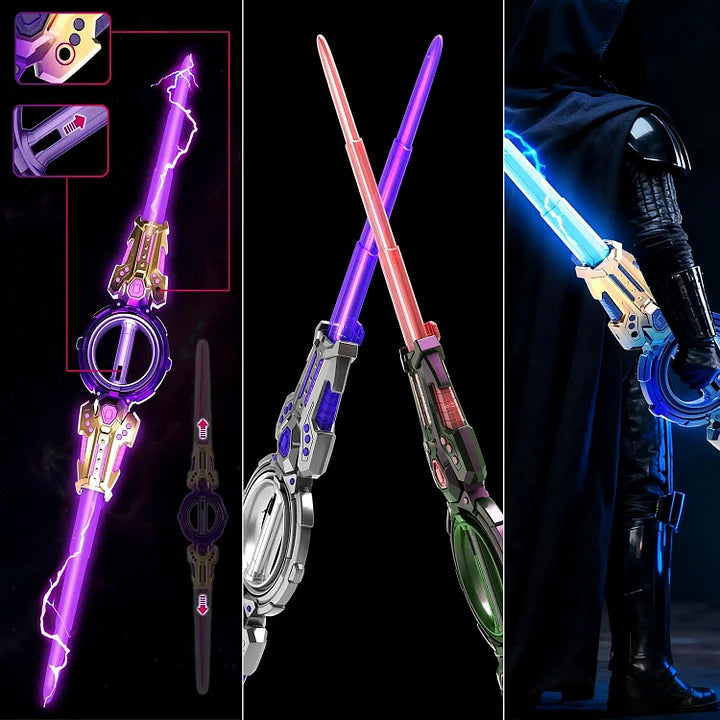 🎉New Year's Sale 50% OFF✨Cyberpunk Rotate Dual-Blade Sword Toy⚔️