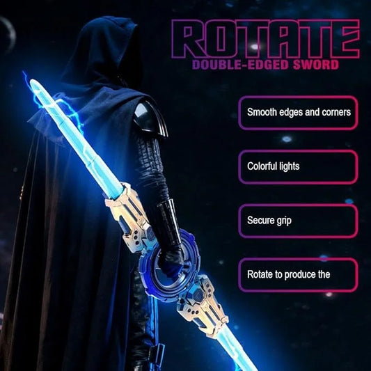 🎉New Year's Sale 50% OFF✨Cyberpunk Rotate Dual-Blade Sword Toy⚔️