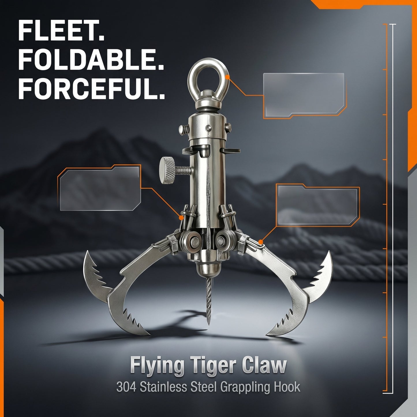 🔥Limited Time 50% Off🔥Portable Flying Tiger Claw (Original Design) Wall And Tree Climbing Tool