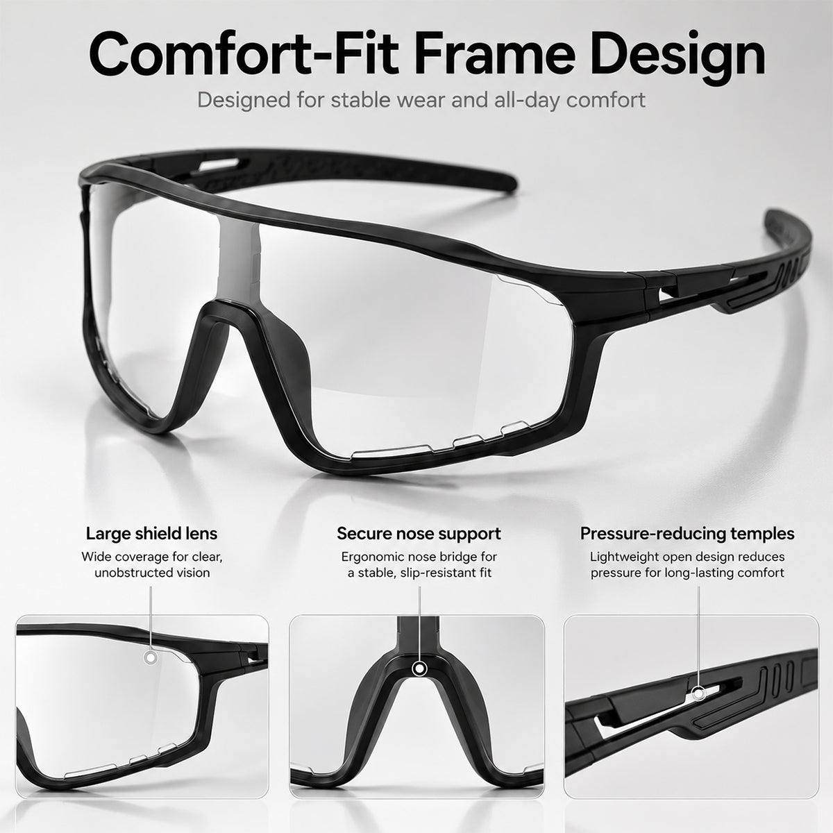 🔥Limited Time 50% Off☀️UV400 Photochromic Polarized Safety Glasses
