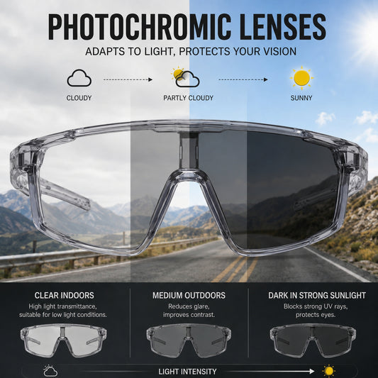 🔥Limited Time 50% Off☀️UV400 Photochromic Polarized Safety Glasses