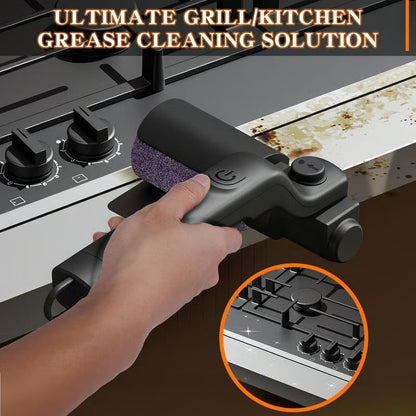 🔥Electric BBQ Grill Brush Cordless and Rechargeable Stainless Steel Bristles