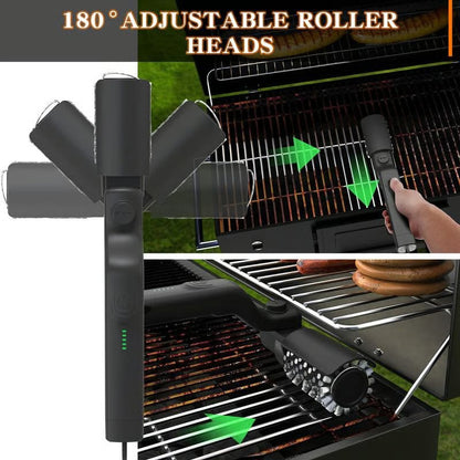 🔥Electric BBQ Grill Brush Cordless and Rechargeable Stainless Steel Bristles