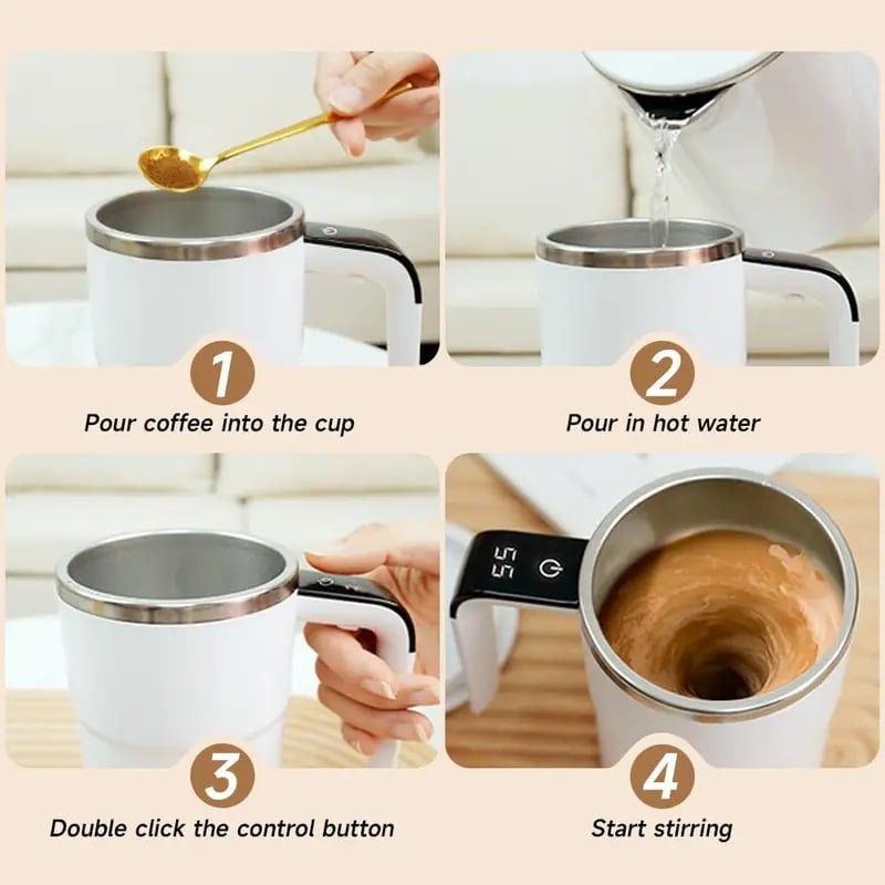 🎉49% OFF This Week Promotions🎉Electric Self - stirring Coffee Mug - stavogue