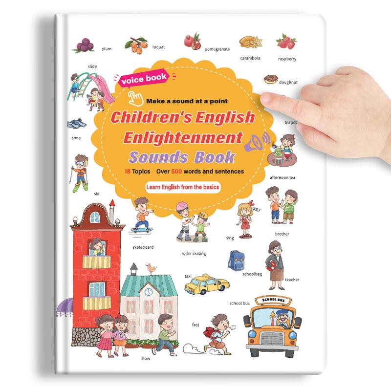 500 - Word Audio Learning Book for Toddlers – Tap & Master Vocabulary in Everyday Topics - stavogue