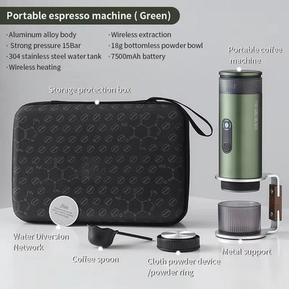 🎉New Year's Sale 50% OFF✨Portable Coffee Maker Espresso Machine With Digital Display Screen☕