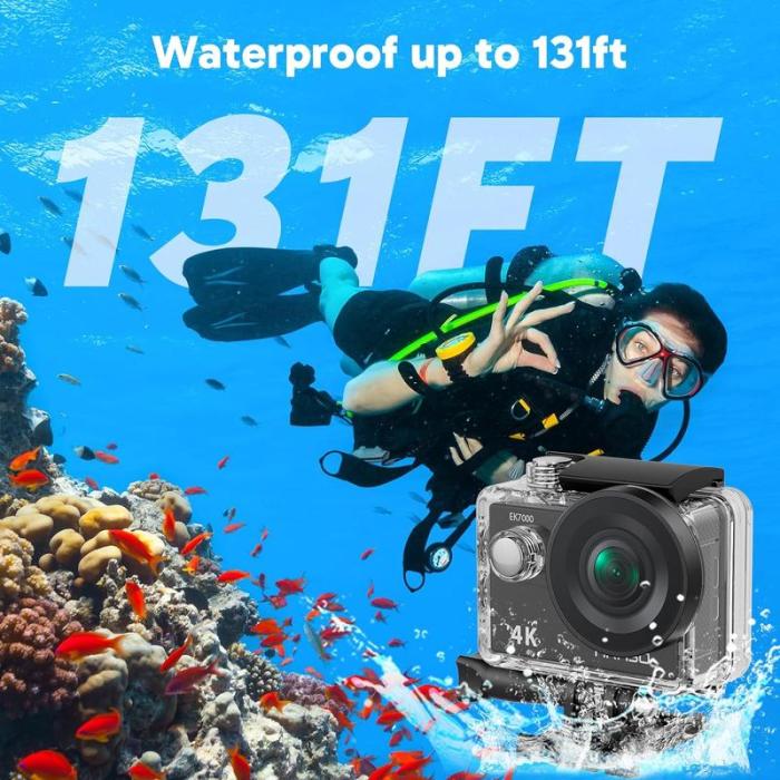 AKASO Action Camera EK7000 4K 20MP Summer Water Sports Underwater Waterproof Camera - stavogue