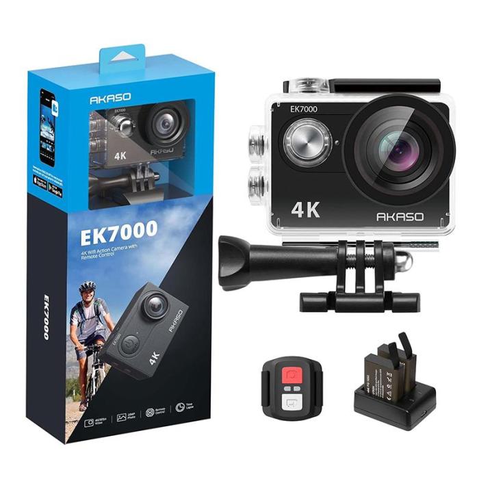 AKASO Action Camera EK7000 4K 20MP Summer Water Sports Underwater Waterproof Camera - stavogue