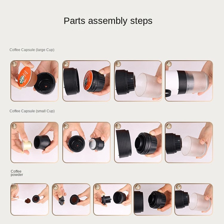 🎉New Year's Sale 50% OFF✨Portable Coffee Maker Espresso Machine With Digital Display Screen☕