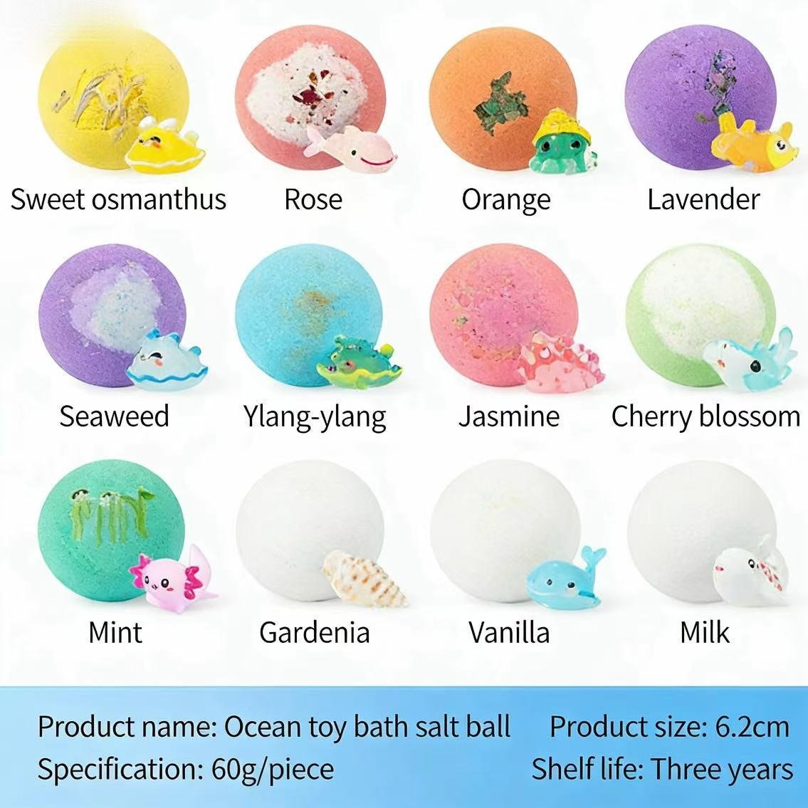 🛁🐣Bath Bombs For Kids – 12 Pack With Surprise Toys Inside, Easter Basket Stuffers - stavogue