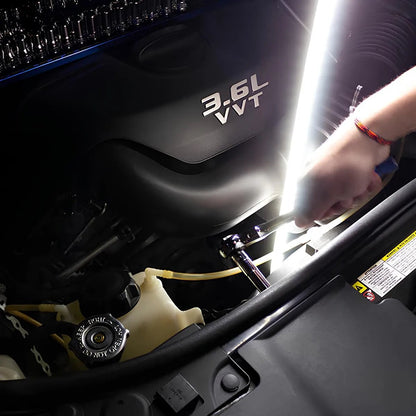 🔥Bendable Flexible LED Work Light💡: Your Professional Light for Narrow Spaces 🛠️(4000K Color Temperature | 44" Shape - Holding | Hands - Free) - stavogue