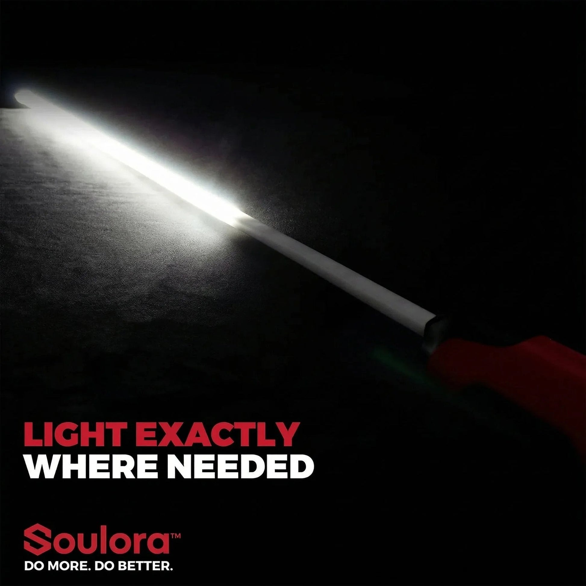 🔥Bendable Flexible LED Work Light💡: Your Professional Light for Narrow Spaces 🛠️(4000K Color Temperature | 44" Shape - Holding | Hands - Free) - stavogue