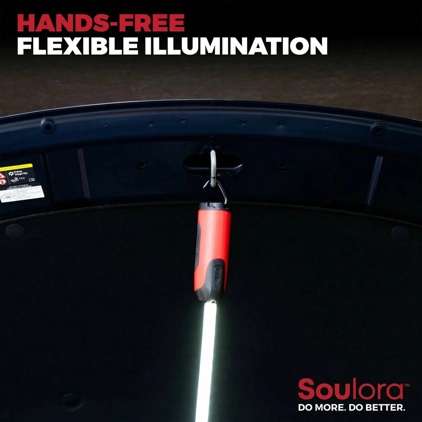 🔥Bendable Flexible LED Work Light💡: Your Professional Light for Narrow Spaces 🛠️(4000K Color Temperature | 44" Shape - Holding | Hands - Free) - stavogue