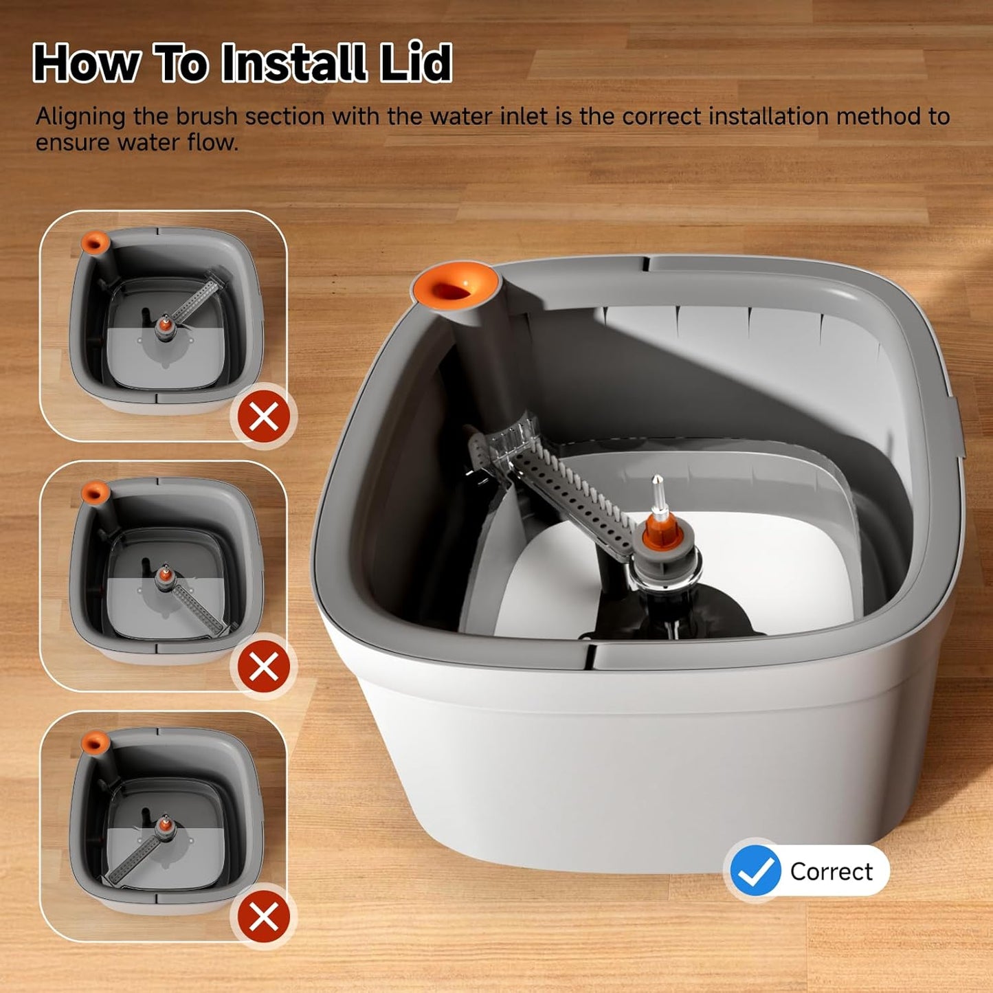 🔥Big Promotion 49% OFF💥Self Wash Spin Mop Spinner Flat 360 Rotating Cleaner With Turbo Flushing Bucket - stavogue