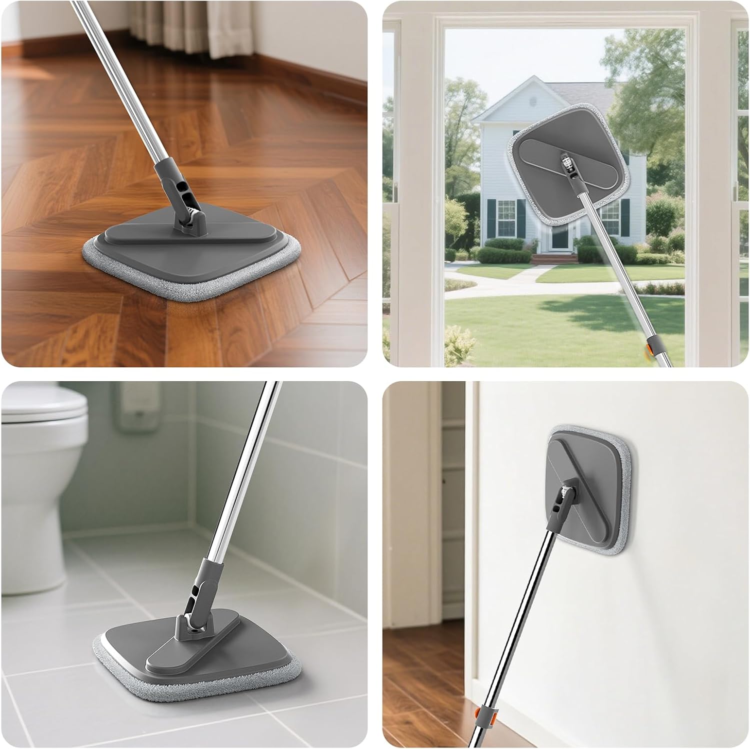 🔥Big Promotion 49% OFF💥Self Wash Spin Mop Spinner Flat 360 Rotating Cleaner With Turbo Flushing Bucket - stavogue