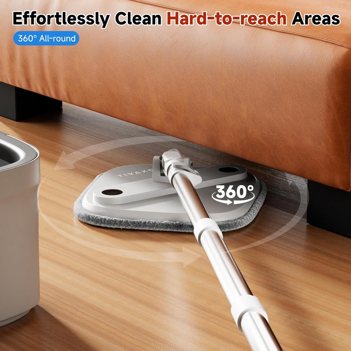 🔥Big Promotion 49% OFF💥Self Wash Spin Mop Spinner Flat 360 Rotating Cleaner With Turbo Flushing Bucket - stavogue