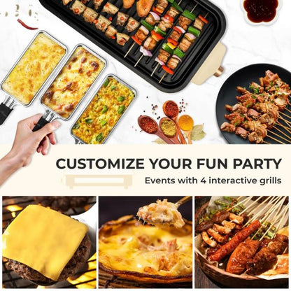 💥Black Friday Sale 50% OFF🔥2 in 1 Indoor Grills for Kitchen with Grill Net & Non - Stick Cooking Removable Plate - stavogue