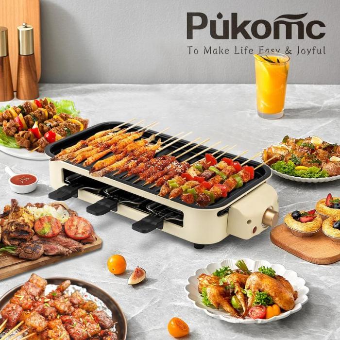 💥Black Friday Sale 50% OFF🔥2 in 1 Indoor Grills for Kitchen with Grill Net & Non - Stick Cooking Removable Plate - stavogue