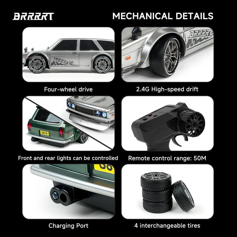 BRRRRT High - speed drift racer with wireless remote control and four - wheel drive power - stavogue