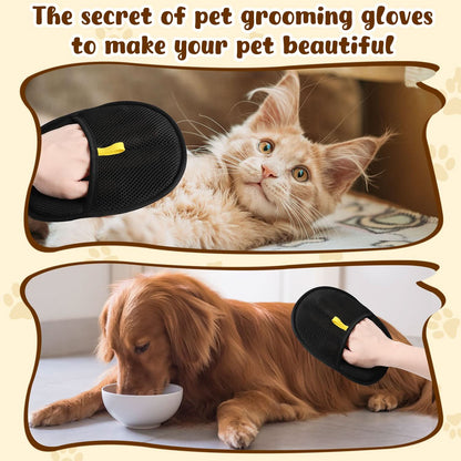 🔥BUY 1 GET 1 FREE🔥🐾🧤 Pet Hair Remover Electrostatic Gloves – Double - Sided Efficient, Soft Silicone & Washable Reusable - stavogue