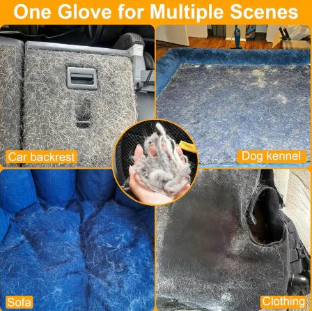🔥BUY 1 GET 1 FREE🔥🐾🧤 Pet Hair Remover Electrostatic Gloves – Double - Sided Efficient, Soft Silicone & Washable Reusable - stavogue