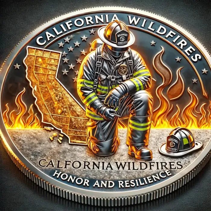 California Wildfires Prayer Coin (100% Profit Donated) - stavogue