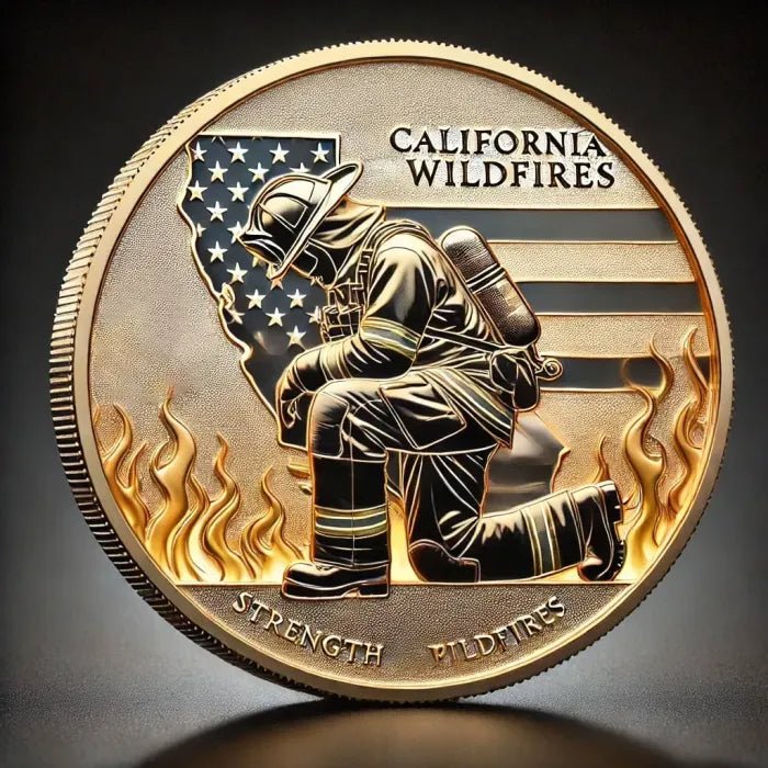 California Wildfires Prayer Coin (100% Profit Donated) - stavogue