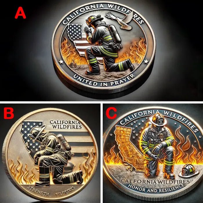 California Wildfires Prayer Coin (100% Profit Donated) - stavogue