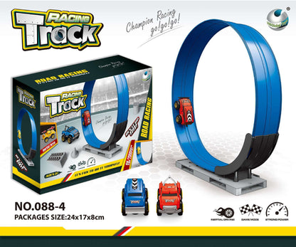 🎁Children's Day Pre - sale - 50% OFF🔥FlexTrack 5000 Blue Track for Toy Cars Flexible Race Track for Kids - 15FT - stavogue