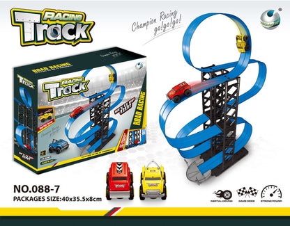 🎁Children's Day Pre - sale - 50% OFF🔥FlexTrack 5000 Blue Track for Toy Cars Flexible Race Track for Kids - 15FT - stavogue