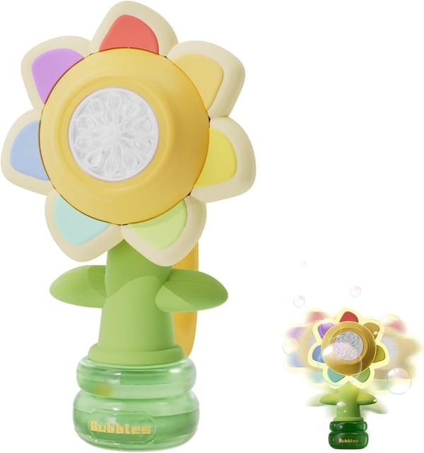🎁Children's Day Pre - sale - 50% OFF🔥Seven Color Flower Bubble Machine for Kids - stavogue