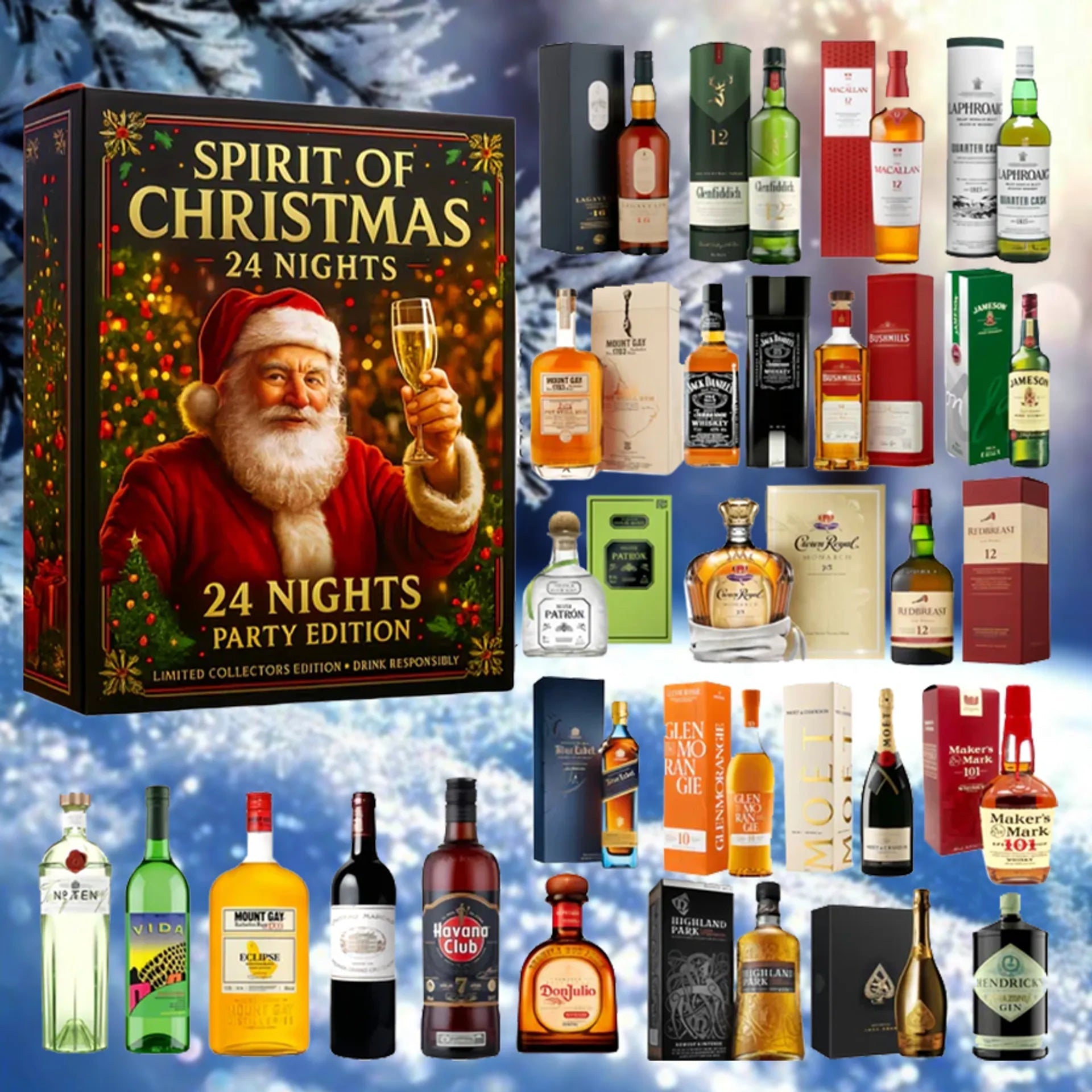 🎅Christmas Hot Sale - 50% OFF🎁2025 Whiskey Advent Calendar Blind Box🍾（24 bottles） - stavogue