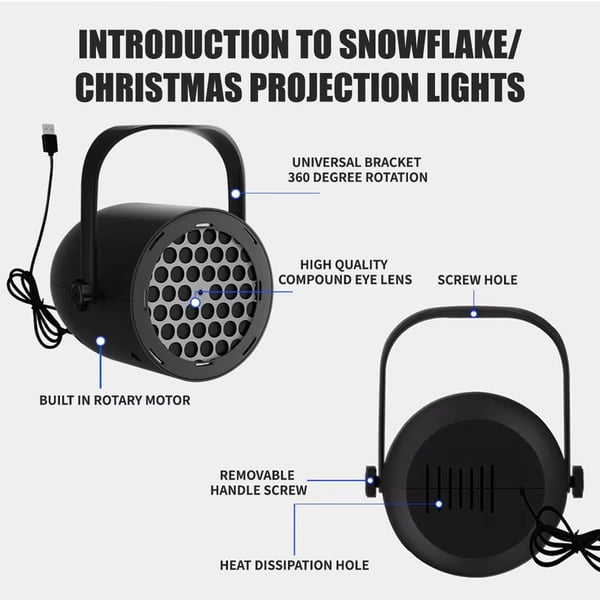🎅Christmas Hot Sale🎄LED Christmas Projection Lamp✨ - stavogue