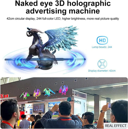 🎅Christmas Pre - sale 50% OFF✨3D Hologram LED Fan Projector - stavogue
