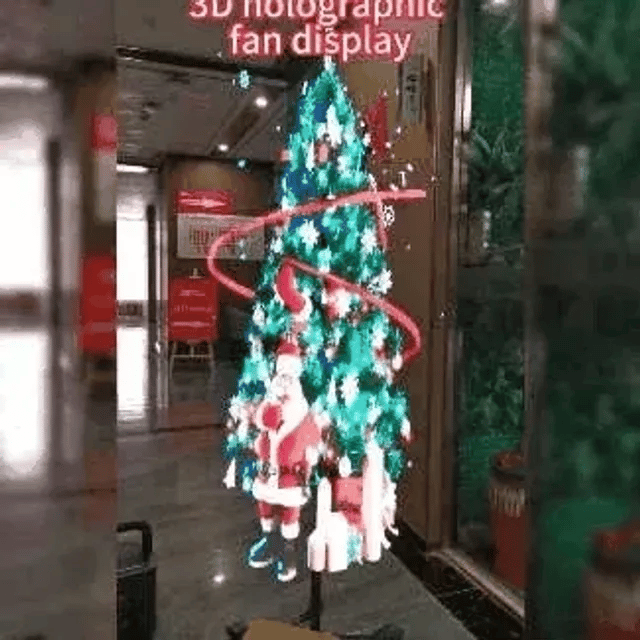 🎅Christmas Pre - sale 50% OFF✨3D Hologram LED Fan Projector - stavogue