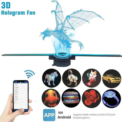 🎅Christmas Pre - sale 50% OFF✨3D Hologram LED Fan Projector - stavogue
