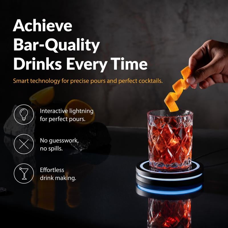 🎅Christmas Sale 49% OFF🍸Smart Coaster 2.0 – Mix Perfect Cocktails At Home - stavogue