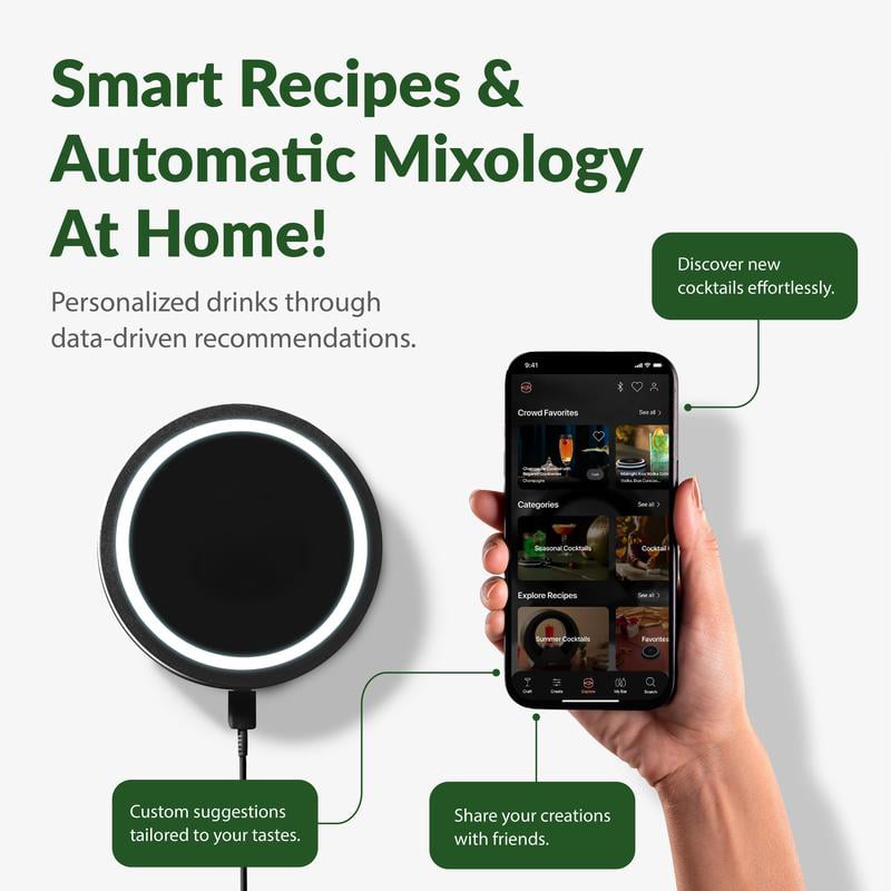 🎅Christmas Sale 49% OFF🍸Smart Coaster 2.0 – Mix Perfect Cocktails At Home - stavogue