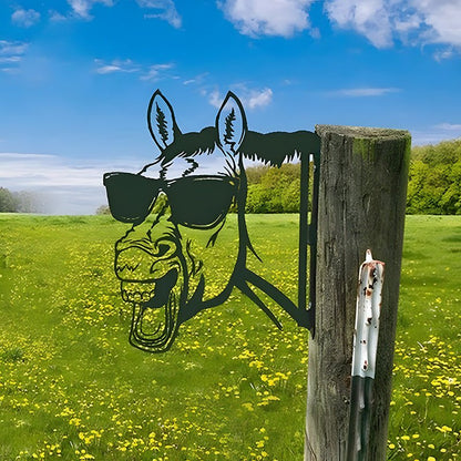 🔥Clearance Sale🔥Funny Farm Peeping Animal Metal Art(Buy 4 Free Shipping) - stavogue