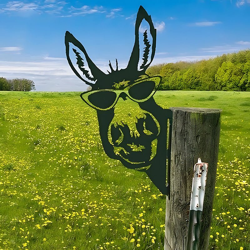 🔥Clearance Sale🔥Funny Farm Peeping Animal Metal Art(Buy 4 Free Shipping) - stavogue