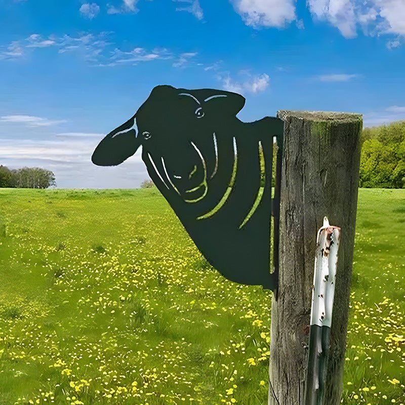 🔥Clearance Sale🔥Funny Farm Peeping Animal Metal Art(Buy 4 Free Shipping) - stavogue