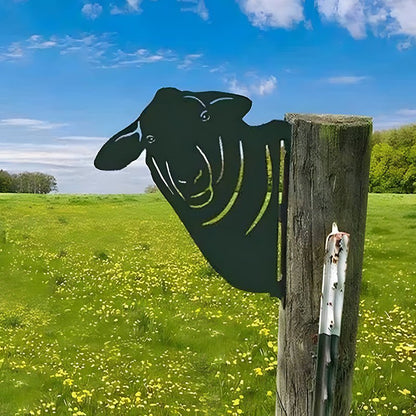 🔥Clearance Sale🔥Funny Farm Peeping Animal Metal Art(Buy 4 Free Shipping) - stavogue
