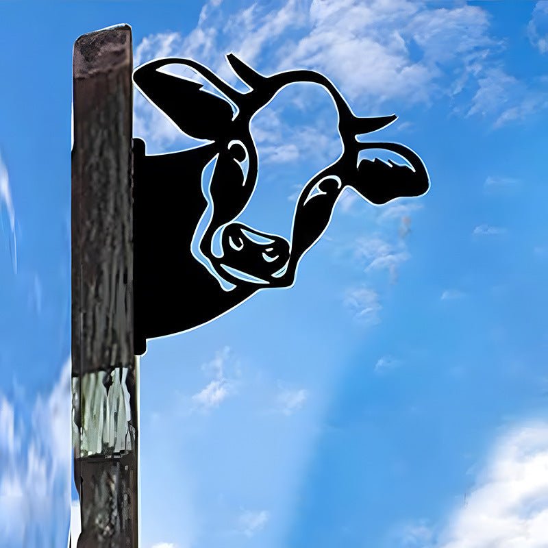 🔥Clearance Sale🔥Funny Farm Peeping Animal Metal Art(Buy 4 Free Shipping) - stavogue