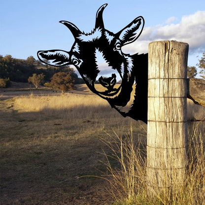 🔥Clearance Sale🔥Funny Farm Peeping Animal Metal Art(Buy 4 Free Shipping) - stavogue