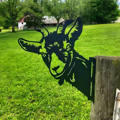 🔥Clearance Sale🔥Funny Farm Peeping Animal Metal Art(Buy 4 Free Shipping) - stavogue